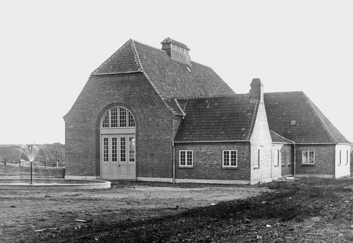 Kulturhuset Elværket ved indvielsen anno 1914. Foto: Johannes Hansen.